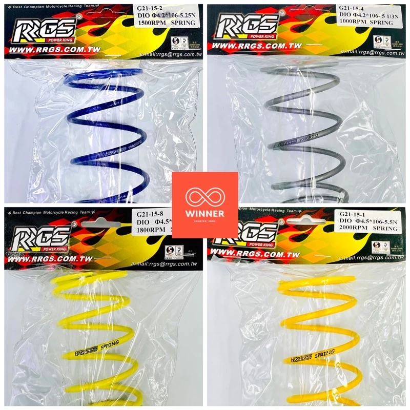 สปริงทอร์ค RRGS แท้ สำหรับ Dio, ZX, Giorno, Julio