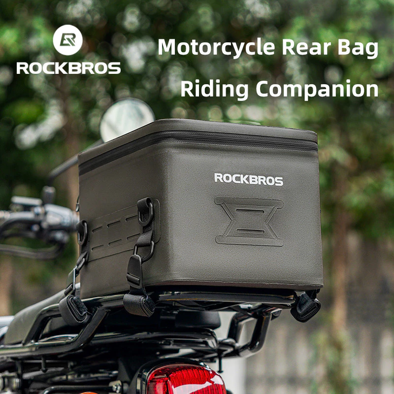 ROCKBROS กระเป๋าท้ายรถมอเตอร์ไซค์ กันน้ำ 13L