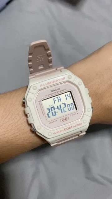 reviewร้านแนะนำCasio นาฬิกาข้อมือผู้ชาย ผู้หญิง สายเรซิน รุ่น W 218H ของแท้ประกันศูนย์ CMG comment 0