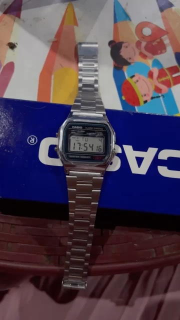 reviewร้านแนะนำCASIO ประกัน CMG รุ่น A158WA 1DF นาฬิกาสายสแตนเลส ยอดนิยม อมตะ ทนมาก ขายดี DIGITAL พร้อมกล่อง มีประกัน 1ปี A158 comment 0