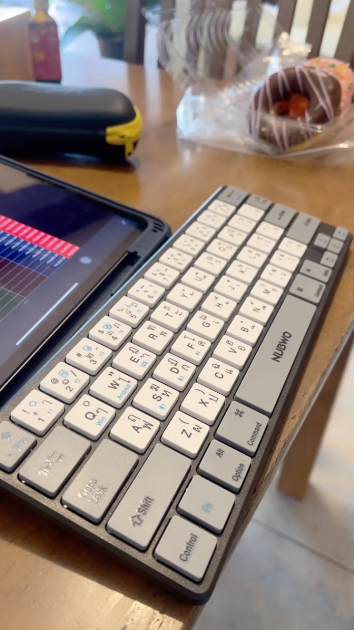 reviewNubwo Bluetooth Keyboard NKB 103NKB 100คีย์บอร์ดเล็ก คีย์บอร์ดไร้สาย คีย์บอร์ดบลูทูธ comment 0