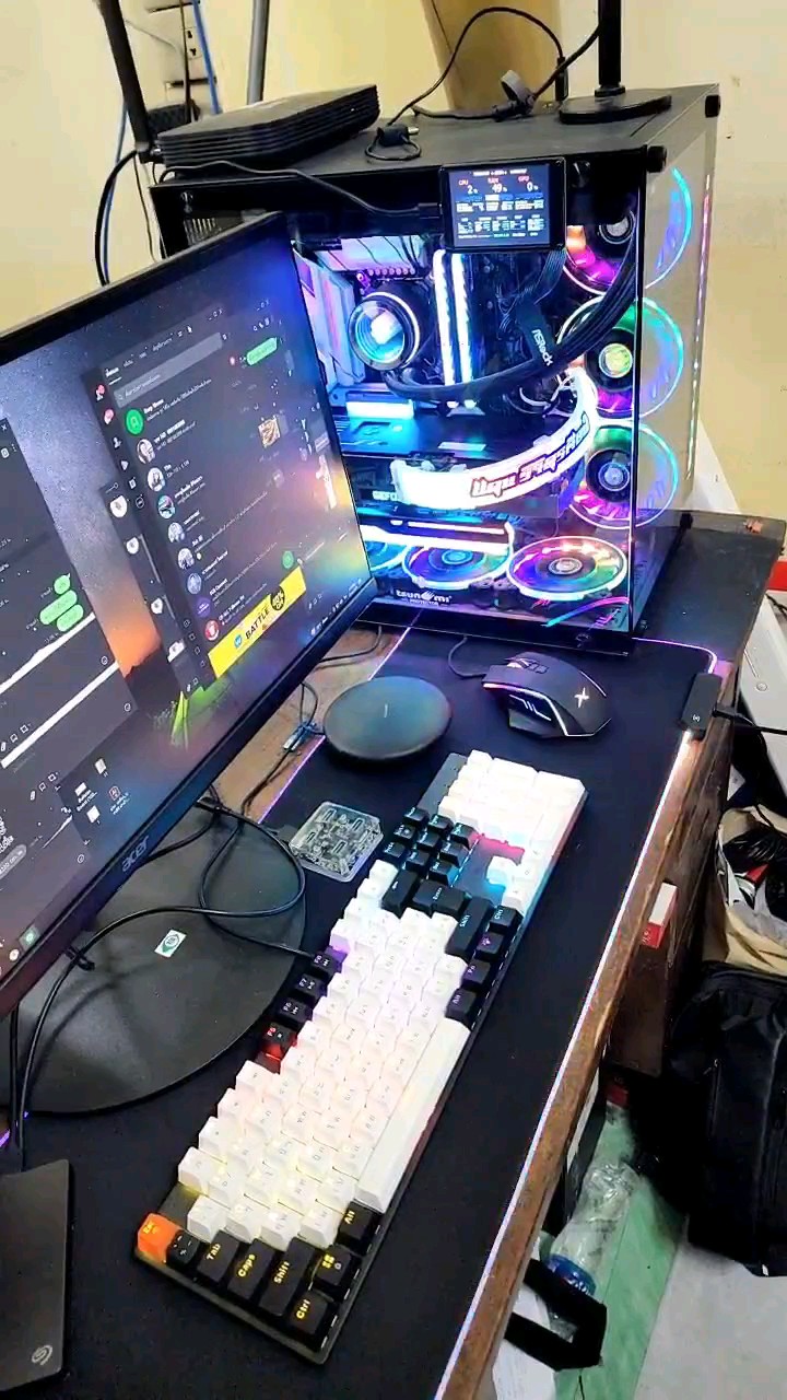 reviewแผ่นรองเมาส์มีไฟ RGB Gaming Mousepads แผ่นรองเม้าส์สำหรับเล่นเกมส์ 80cm 30cm mouse pad with lights 7colors comment 0
