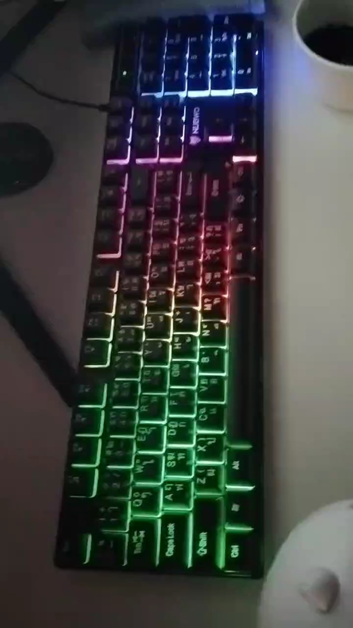 reviewNubwo Gamingคีบอร์ดมีไฟ Rainbow KEYBOARD NUBWO NK 19 Valo nk36 Razeak KG 8702 RK 8165 comment 0