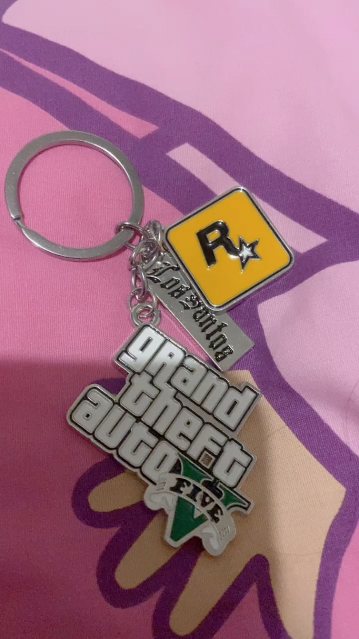 reviewร้านแนะนำJenniferdz พวงกุญแจจี้พวงกุญแจเกม Gta V Ps4 Xbox Pc สําหรับเล่นเกมส์วันเกิดกระเป๋า comment 0
