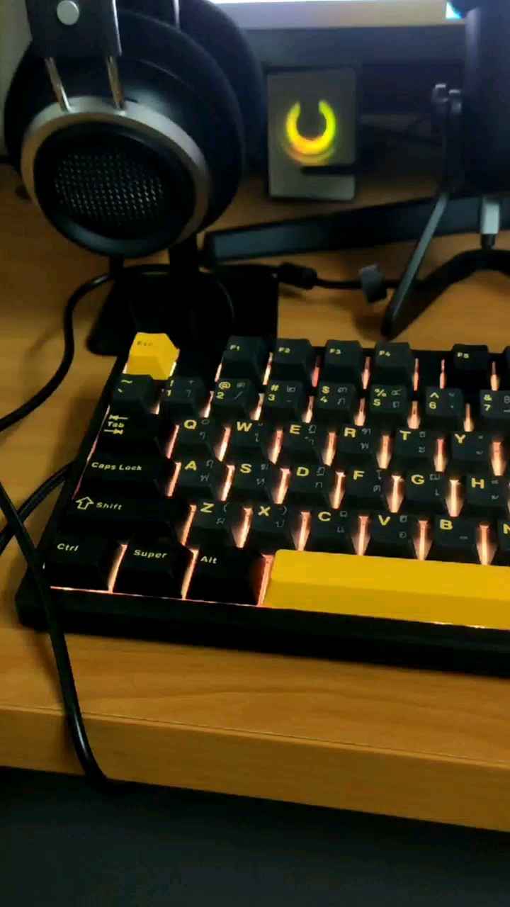 reviewร้านแนะนำHello Ganss HS75T Hotswap RGB Bluetooth Keyboard Thai Hotswap คีย์บอร์ดไร้สาย Mechanical Keyboard helloganss comment 0
