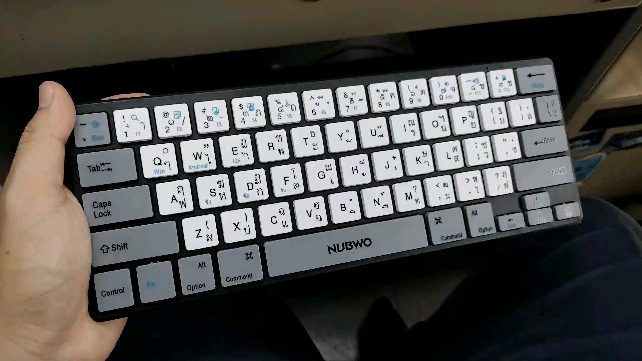 reviewNubwo Bluetooth Keyboard NKB 103NKB 100คีย์บอร์ดเล็ก คีย์บอร์ดไร้สาย คีย์บอร์ดบลูทูธ comment 0