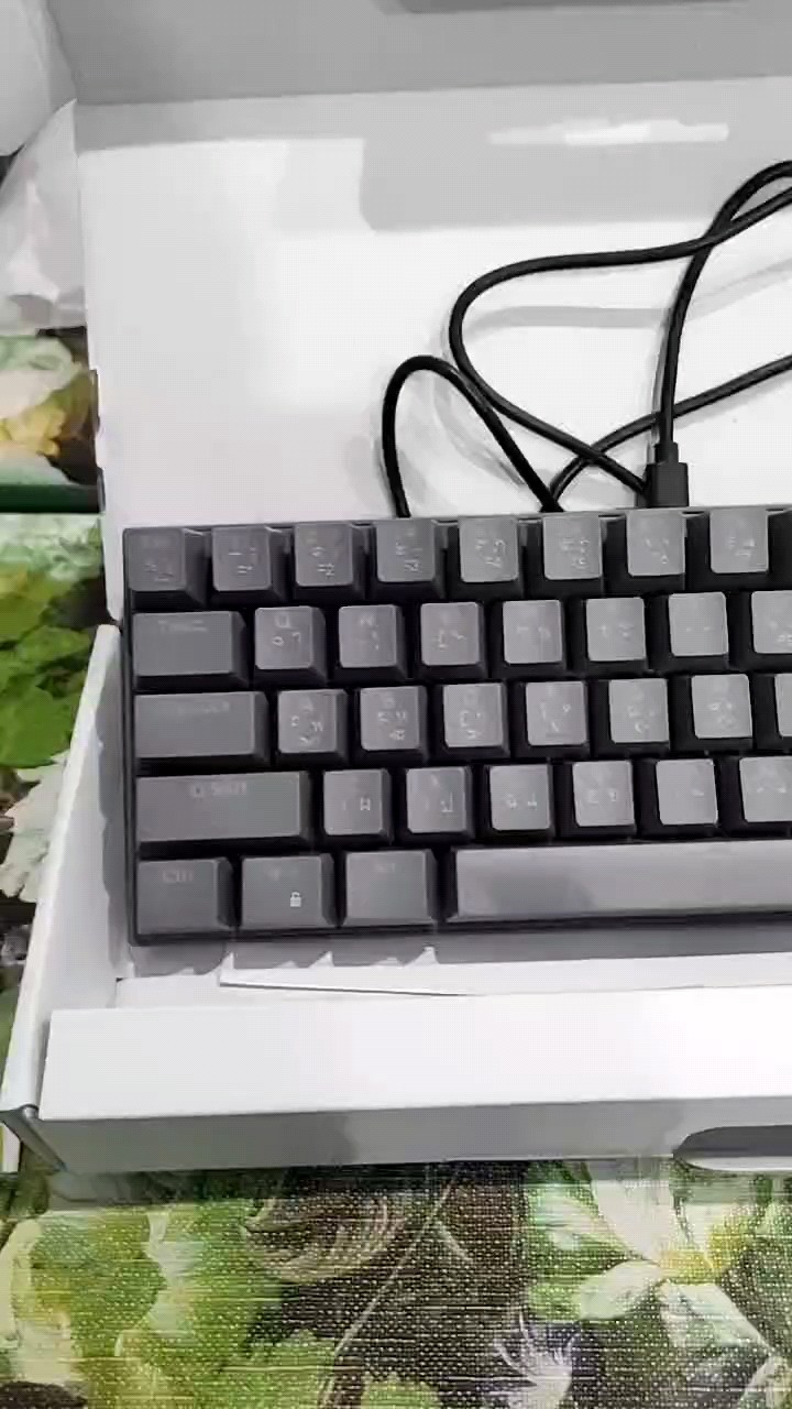reviewร้านแนะนำคีย์บอร์ด เกมมิ่ง MK 61 MK 68 MK61 Pro Compact Outemu Switch Mechanical Keyboard Tsunami Blue switch Red switch บลูสวิต comment 0