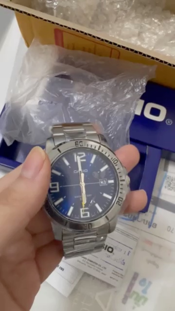 reviewร้านแนะนำCASIO STANDART รุ่น MTP VD01 ของแท้ รับประกันศูนย์ 1 ปี MTPVD01 ประกันร้าน1 ปี comment 0