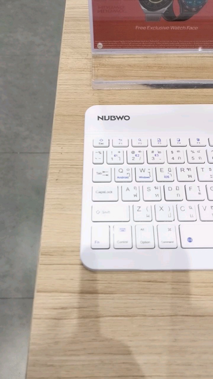 reviewNubwo Bluetooth Keyboard NKB 103NKB 100คีย์บอร์ดเล็ก คีย์บอร์ดไร้สาย คีย์บอร์ดบลูทูธ comment 0