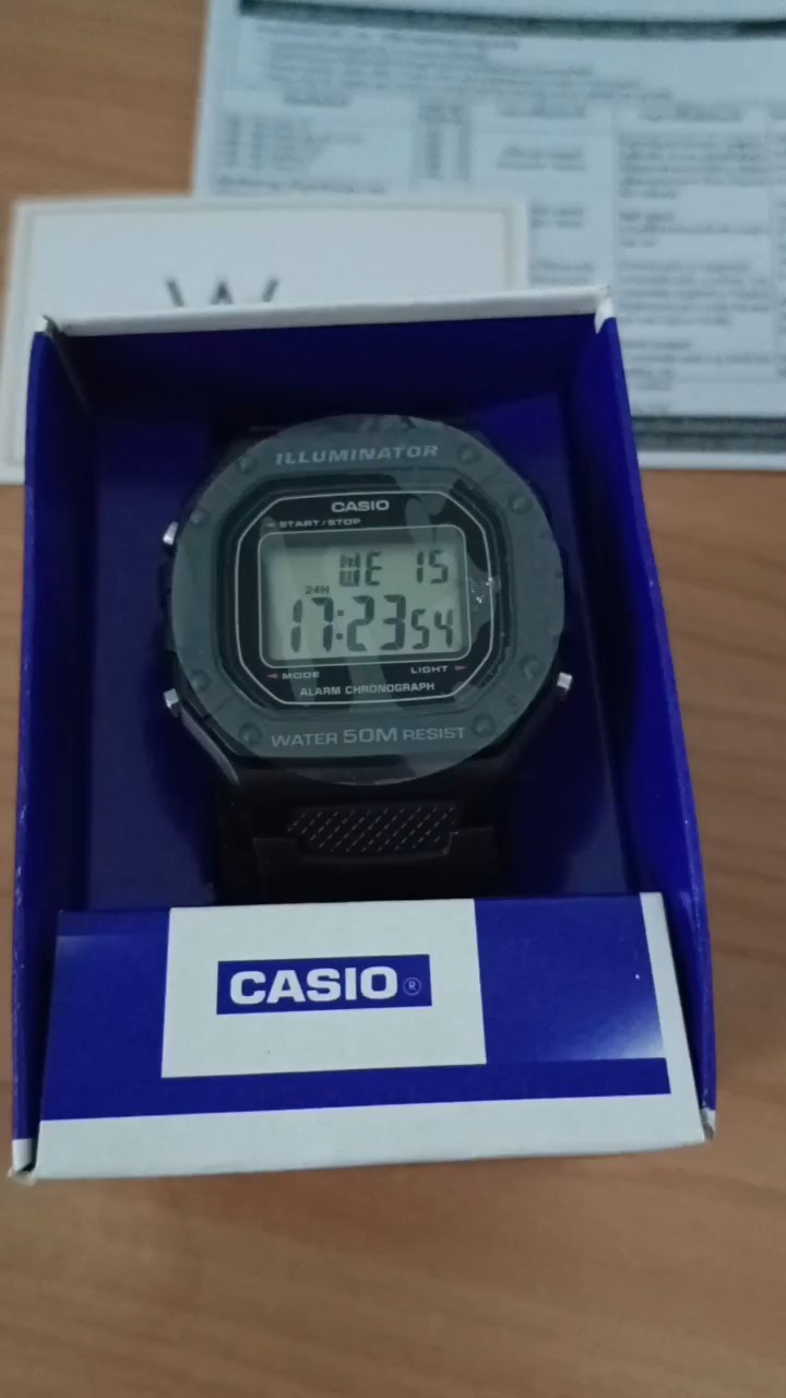 reviewร้านแนะนำ ใส่โค้ดลดเพิ่ม ของแท้ นาฬิกาข้อมือ Casio รุ่น W 218HW 218HCW 218HD พร้อมกล่อง comment 0