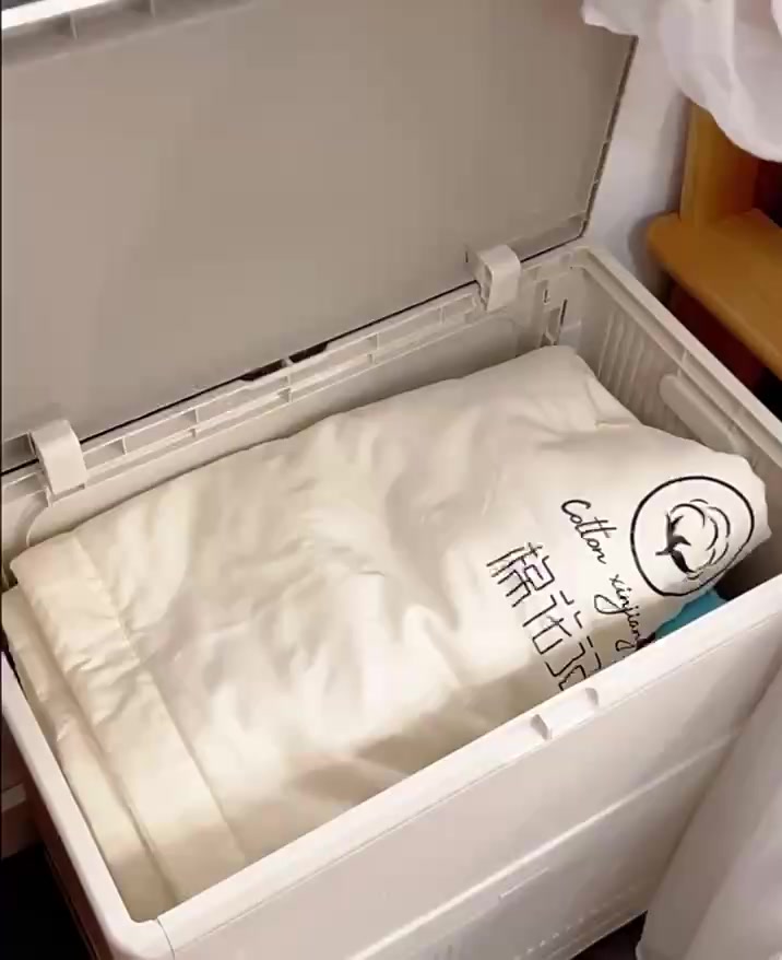 บิ๊กแม็ค!!!150L hộp lưu trữ gấp được đi kèm bánh xe, túi nhựa cho quần áo và đồ chơi