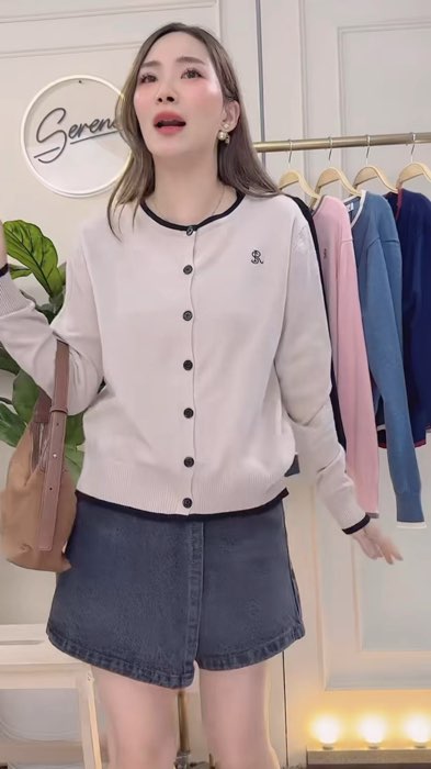 #serene #เสื้อไหมพรม #เสื้อแขนยาว #Shopee #ช้อปปี้ป้ายยา