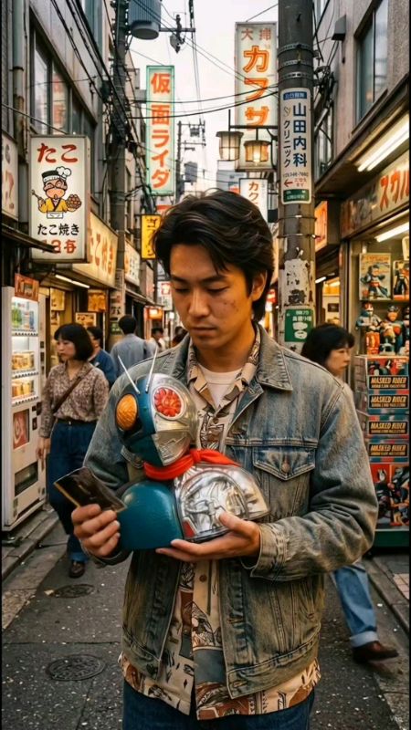 🔥Giảm 30%[Giao miễn phí]😋โอเดนย่า Bắp rang giòn vị caramel phiên bản đặc biệt! Masked Rider Bust (Special Color)