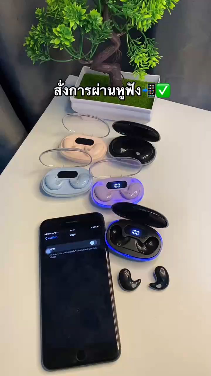 Tai nghe không dây model X55 TWS, tai nghe không dây stereo HIFI ENC, chống nước IPX5, loại trong tai, thông minh hỗ trợ Bluetooth 5.3.