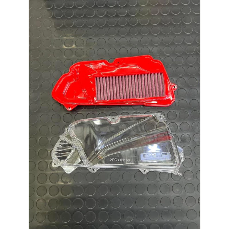 ครอบกรองแต่งใส + ไส้กรอง KN แท้ นำเข้าจากเวียดนาม สำหรับ Honda Giorno/Lead 125 4V - อะไหล่แต่ง Giorno+