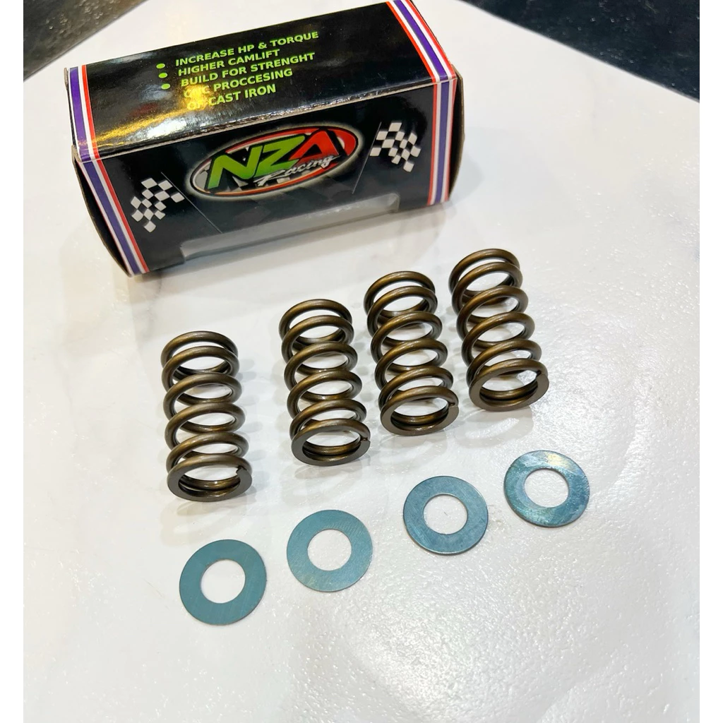 ลวดสปริงวาวแท้ญี่ปุ่น 4 วาว พร้อมแหวนรอง ใช้กับ Honda Giorno, Lead, PCX160, Click160 รองรับรอบสูง 13,000 RPM