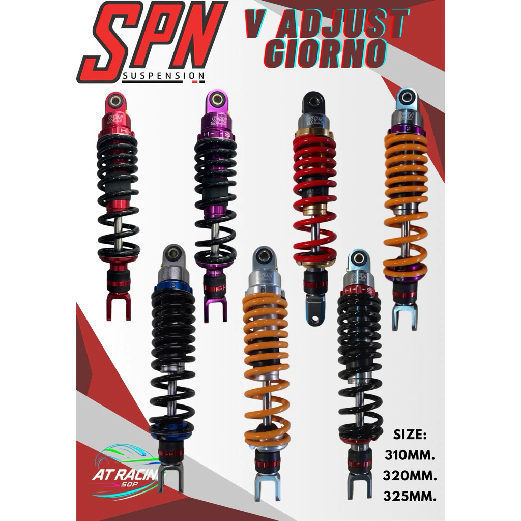 โช้ค SPN V Adjust สำหรับ Honda Giorno ปรับได้ - อะไหล่แต่ง Giorno+