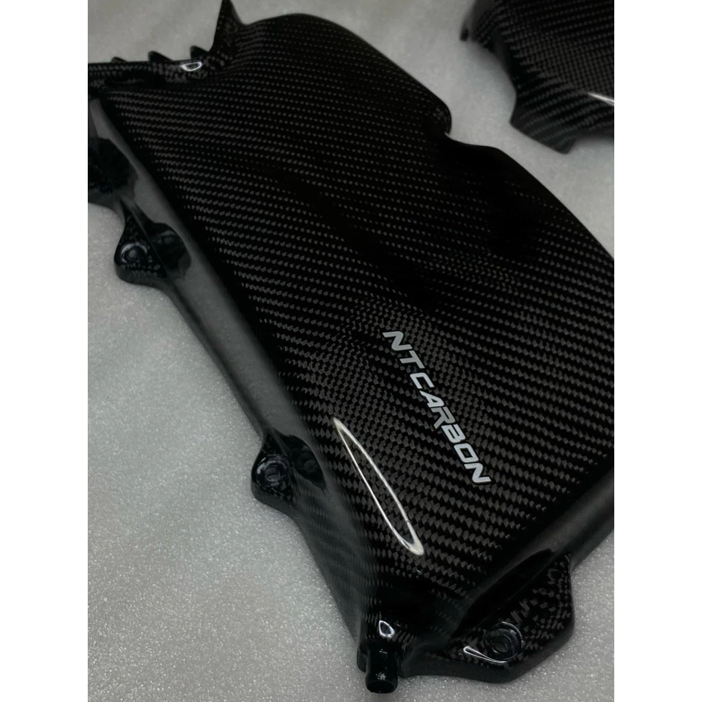 ครอบกรองคาร์บอนแท้ลาย 2 Honda Giorno โลโก้เทา ส่งไว มีประกัน - อะไหล่แต่ง Giorno+