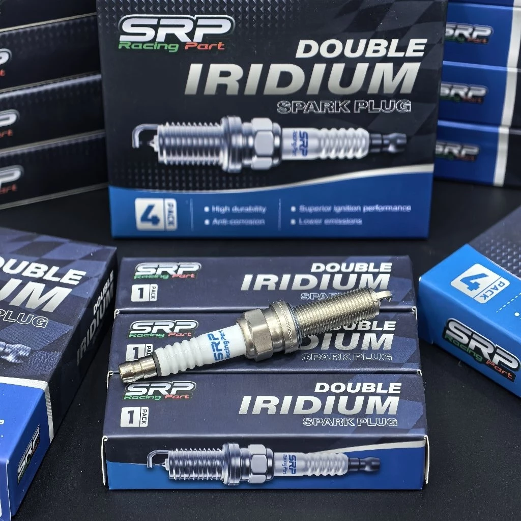 หัวเทียน SRP Double Iridium ไฟคม แรง เสถียร สำหรับ Honda Giorno+125, Lead 4V, PCX160, Click160, ADV160, Forza350, Forza300, XMAX300, ADV350